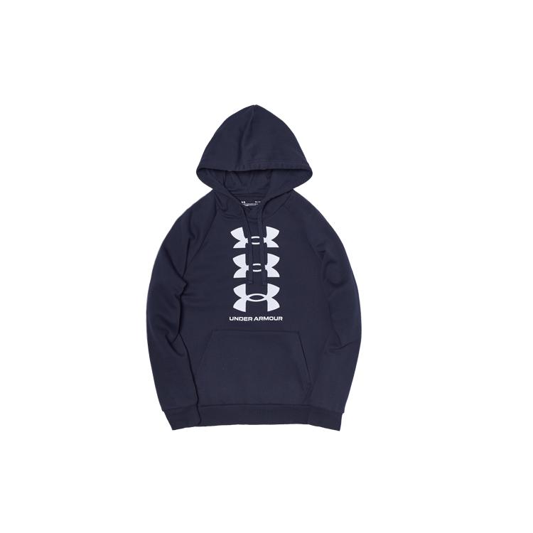Under Armour Rival Sweatshirts Men's Black Hooded Moderate Regular 1357094-001