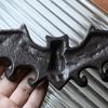 Heavy-Duty Vintage Bat Key Hooks Rust-Proof with 8 Hooks Wall Mount Key Holder Space-Saving Towel Hanger Living Room