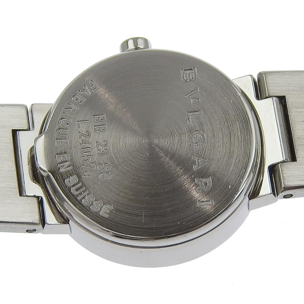 Bvlgari Bvlgari Bvlgari Watches BB23Stainless Steel blackDial Stainless Steel Quartz Analog Display Women Used