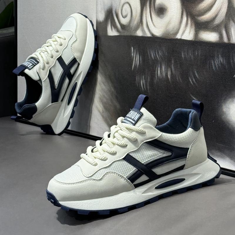 Fashion New Arrival 2025 Men's Vulcanize Shoes Stylish Board Shoes Athletic Street-Wear Sneakers Comfortable Leisure Thick Bottom High
