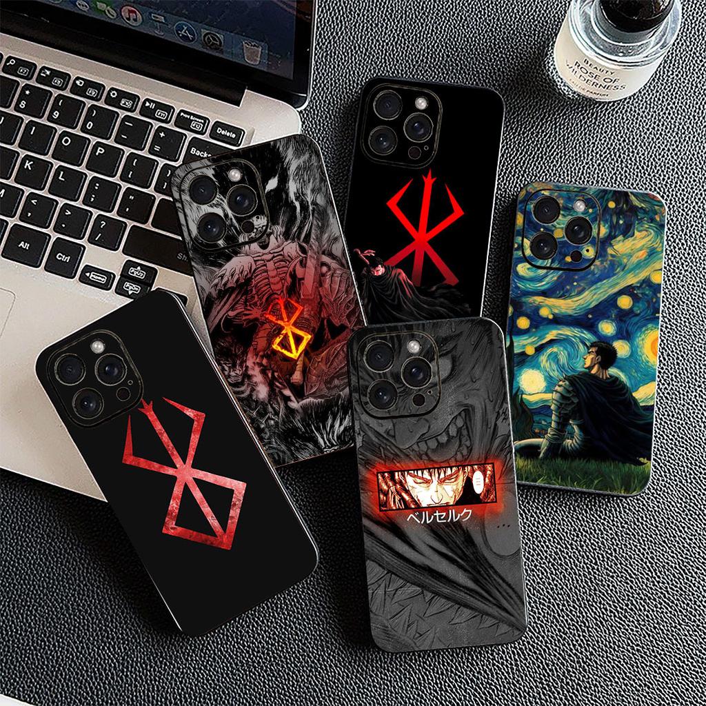 Casing for Samsung Galaxy S10 S8 S9 Plus A33 A34 A31 70 A71 A72 Note 20 9 8 S10E Phone Cover Soft Case Berserk Wallpaper Guts