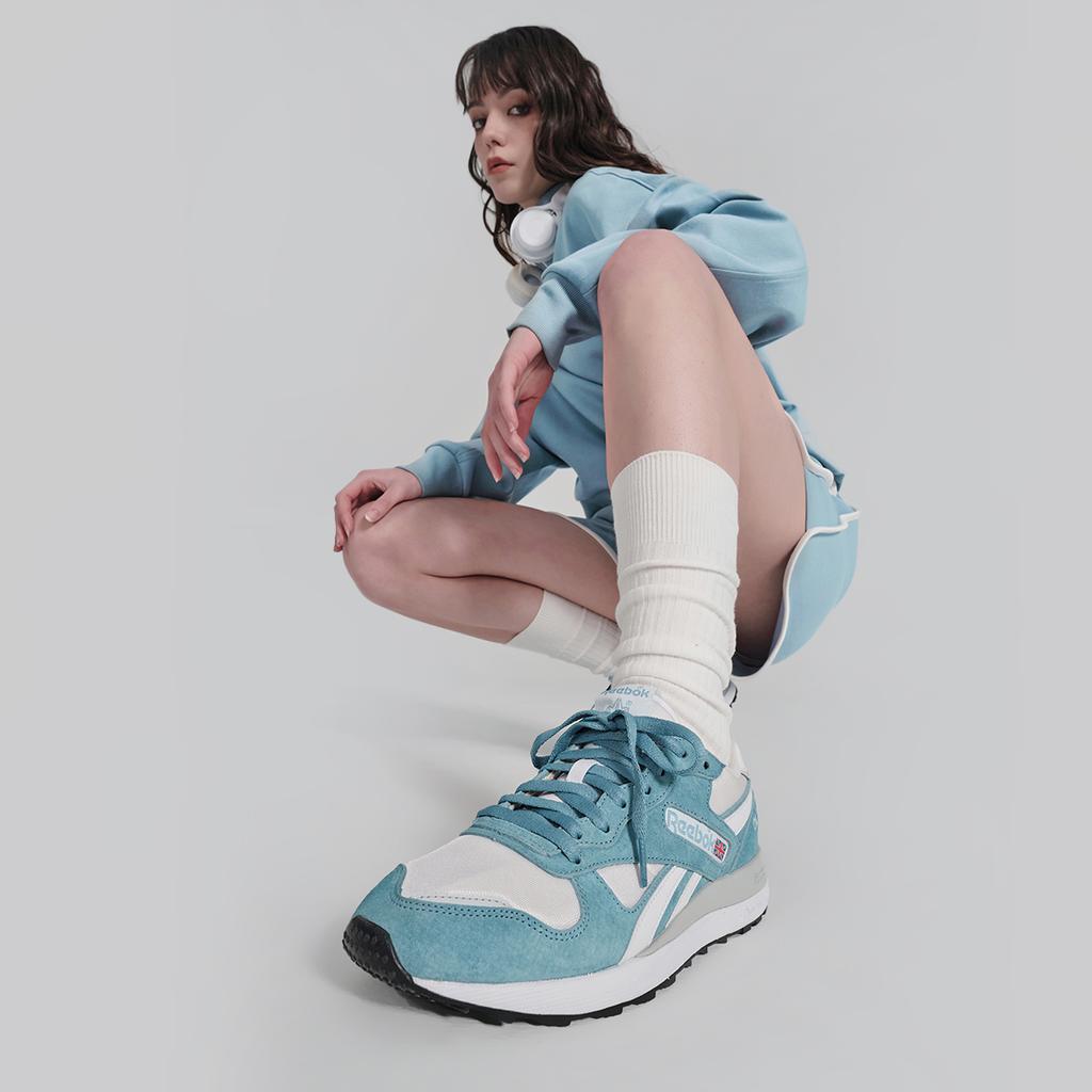 Reebok Comfortable Minimalist Low-Top Running Shoes Unisex Sneakers Blue White 100075209