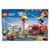 LEGO City Hamburger Shop Fire 60214 Blokové autíčko