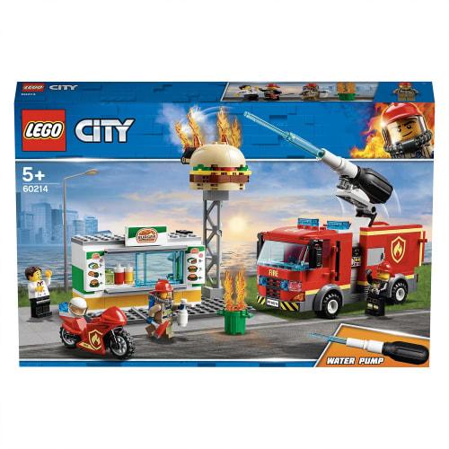 LEGO City Hamburger Shop Fire 60214 Blokové autíčko