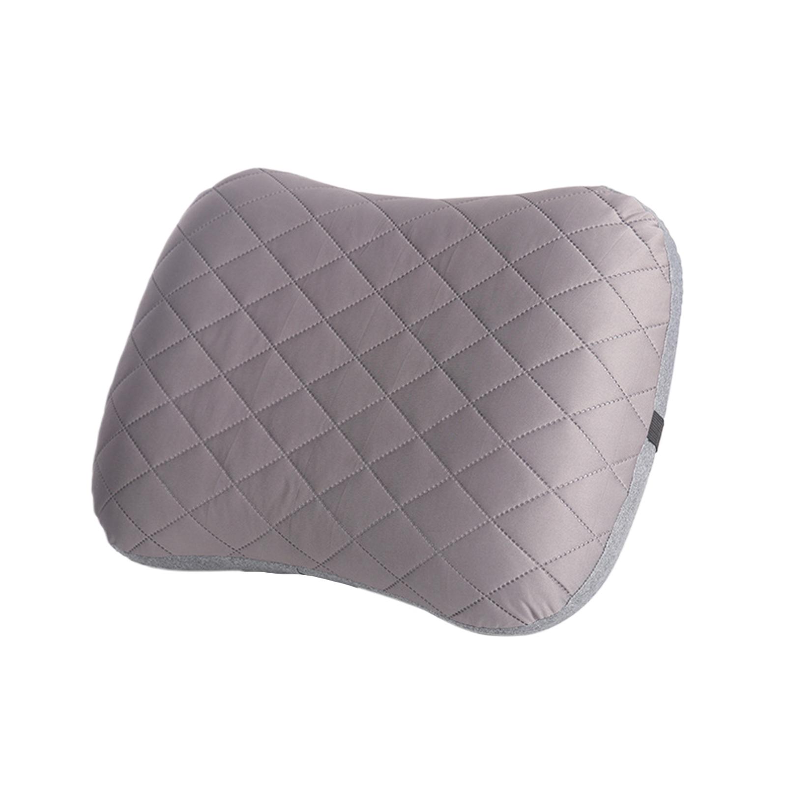 

Портативная надувная подушка для комфортного отдыха в любом месте, разработанная в соответствии с эргономикой 180 синего цвета серый