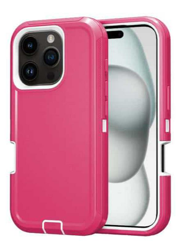 Прочный чехол с тройной защитой для iPhone 16 Pro Max: Прочный, Ударопрочный, Водонепроницаемый Phone Case