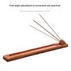 2pcs Wood Incenses Holder With Adjustment Angles Aromatherapies Incenses Holder Great for Office or Home Decoration