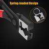 7in Clic-R Type Hose Clamp Plier, CV Boot Clamp Snap Pliers, Heavy-Duty Metal for Car Water Air Conditioner Pipe Repair