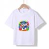 XH08 MINISO 2026 Summer New Printed Cotton Round Neck T-shirt for Children Aged 1-16, Boys and Girls