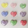 10 PCS Colorful 3D Heart Resin Fridge Magnets Reusable Magnetic Stickers for Holiday Home Decor Gift