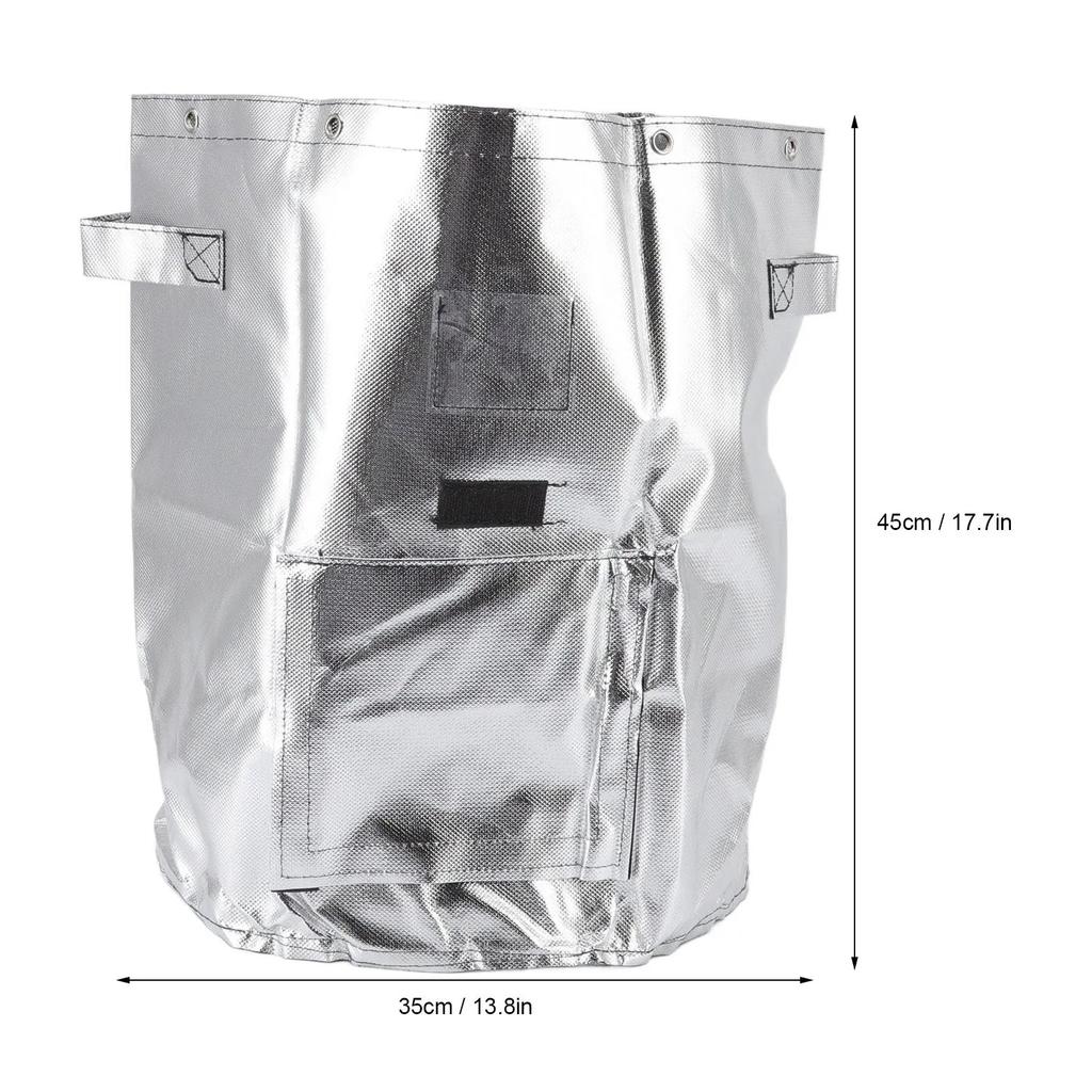 Silver Potato Grow Bag Waterproof Openable Planting Bucket For Plant Vegetable Flower
