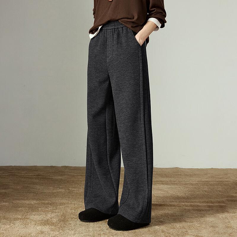 Chuyu Women's Casual Wide-Leg Knit Pants