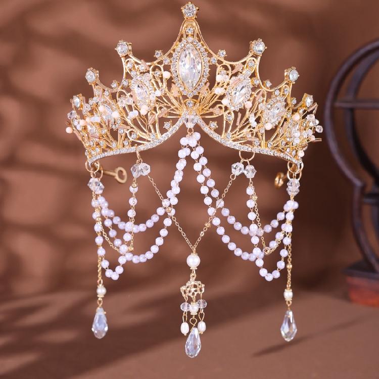 Pearls Hair Accessory for Women and Girls Elegant Fringed Design Comfortable Wear Headpiece for Family Gatherings