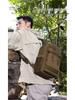 Men's Waterproof Crossbody Fishing Sling Bag with Rod Holder