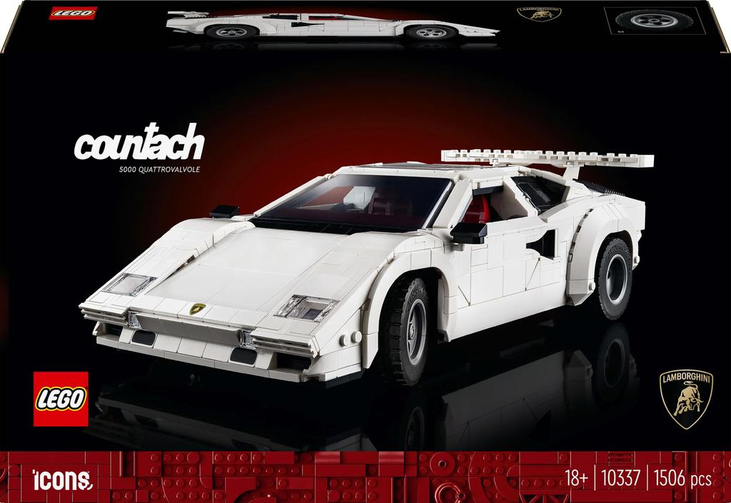 LEGO Icon Lamborghini Countach 5000 Quattrovalvole 10337 (Ages 18+)