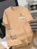 Summer New Style Unisexs Tshirt Street Casual Fashion Simple Soft Comfortable Breathable D Letter Pattern Print
