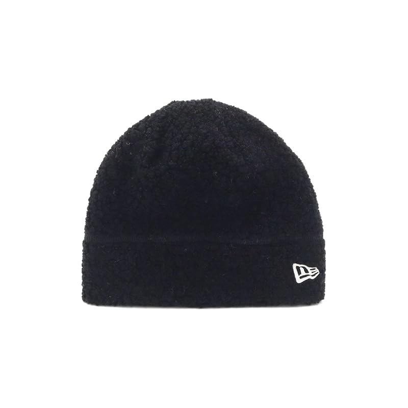 

[New Era] outdoor knit hat beanie recycled wool black FREE OD BEANIE RENEWOOL BOA BLK