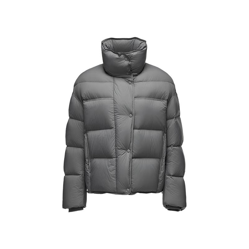 Tanboer Women's Stand Collar Puffy Down Jacket