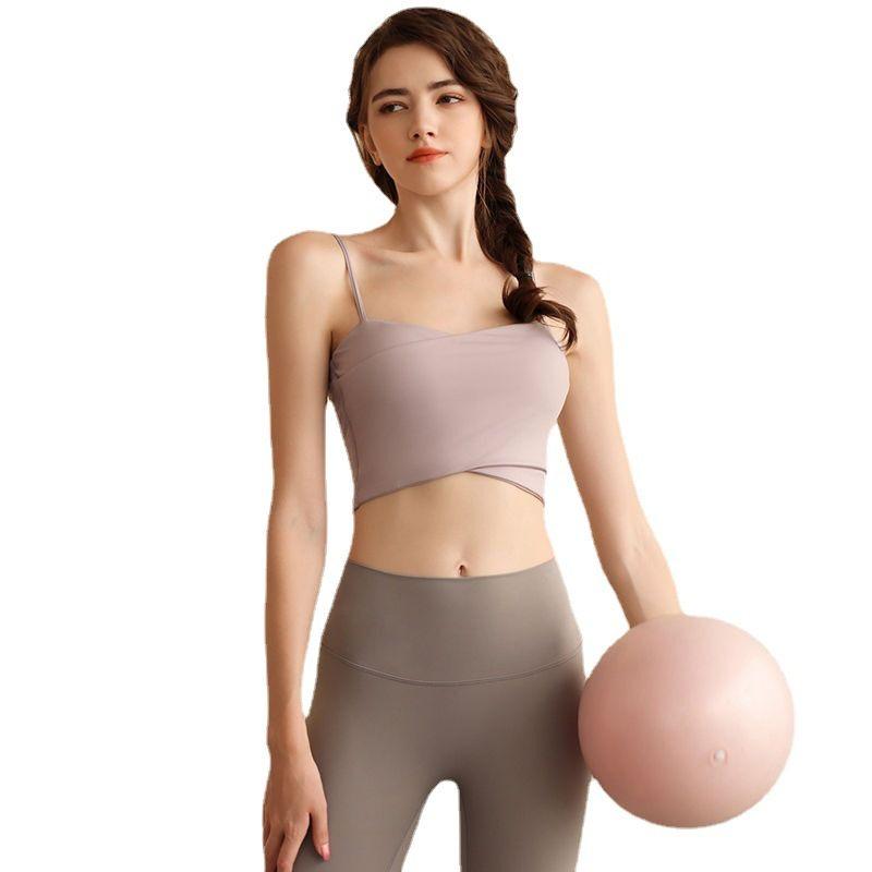 Exercise Underwear Bra Women's Beauty Back Fitness Vest Breast Holding Yoga Vest Training Bubble Wrap Tops 2023 New Arrival