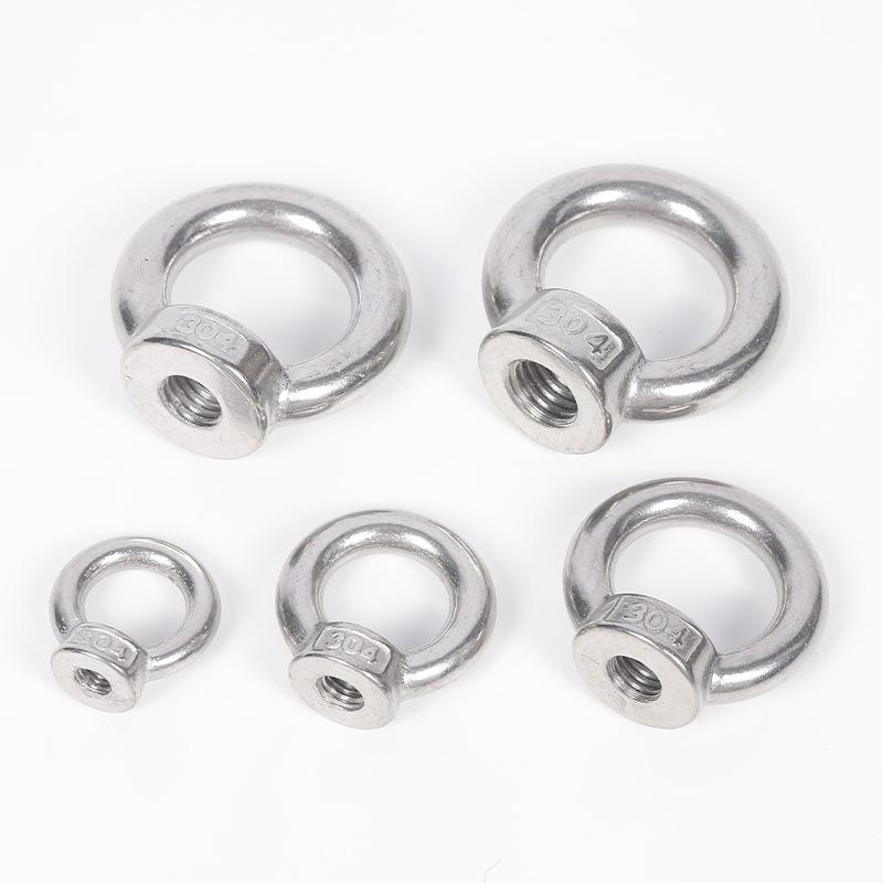 

304 Stainless Steel Marine Hand-Tightened Lifting Eye Nut Fastener Model 4
