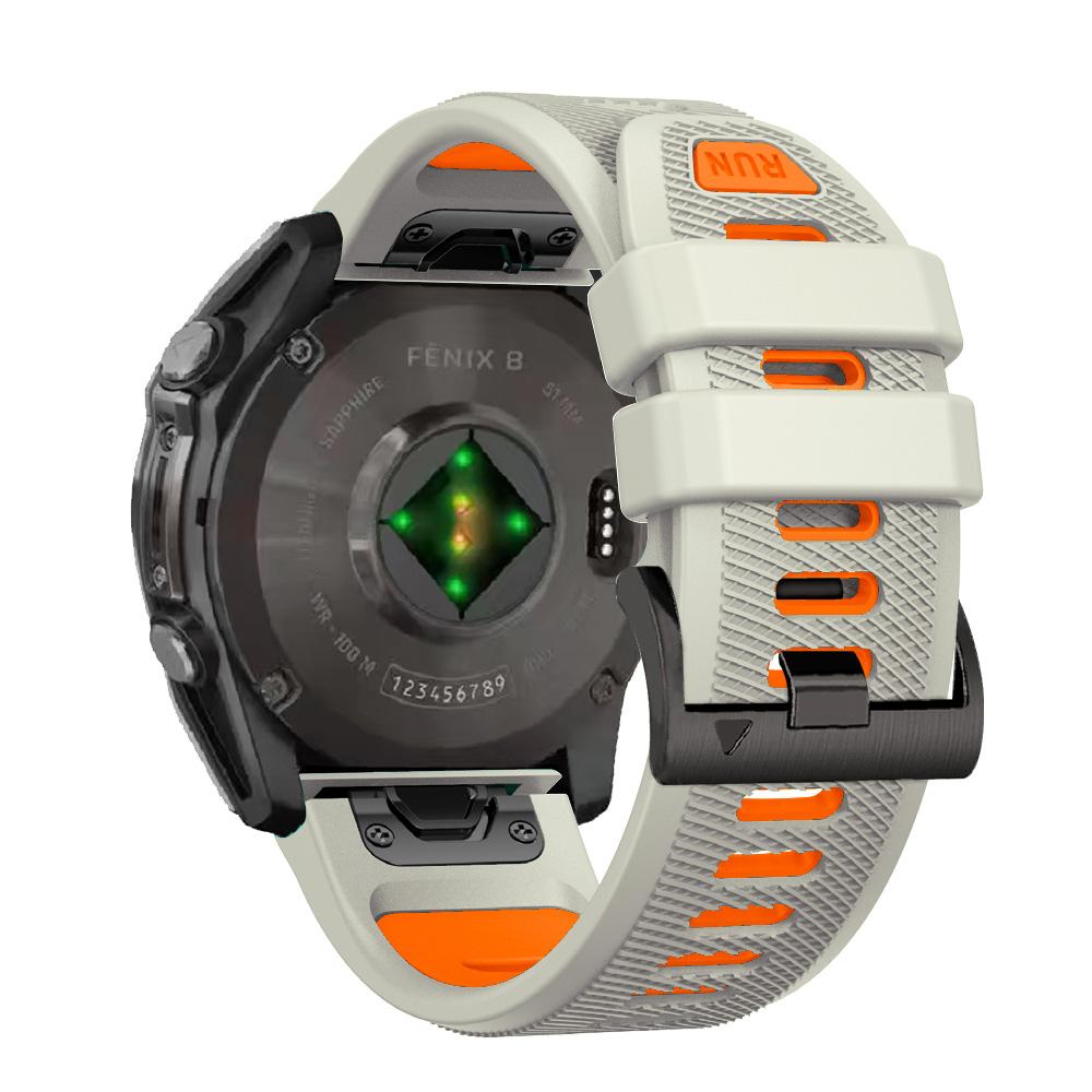 Bracelet Silicone 22mm 26mm Quickfit Pour Montre Garmin Fenix 8 51 47mm 8PRO E 7X 7 Pro 6X 6 Pro 5X 5 Plus Enduro 3 2 Bracelet