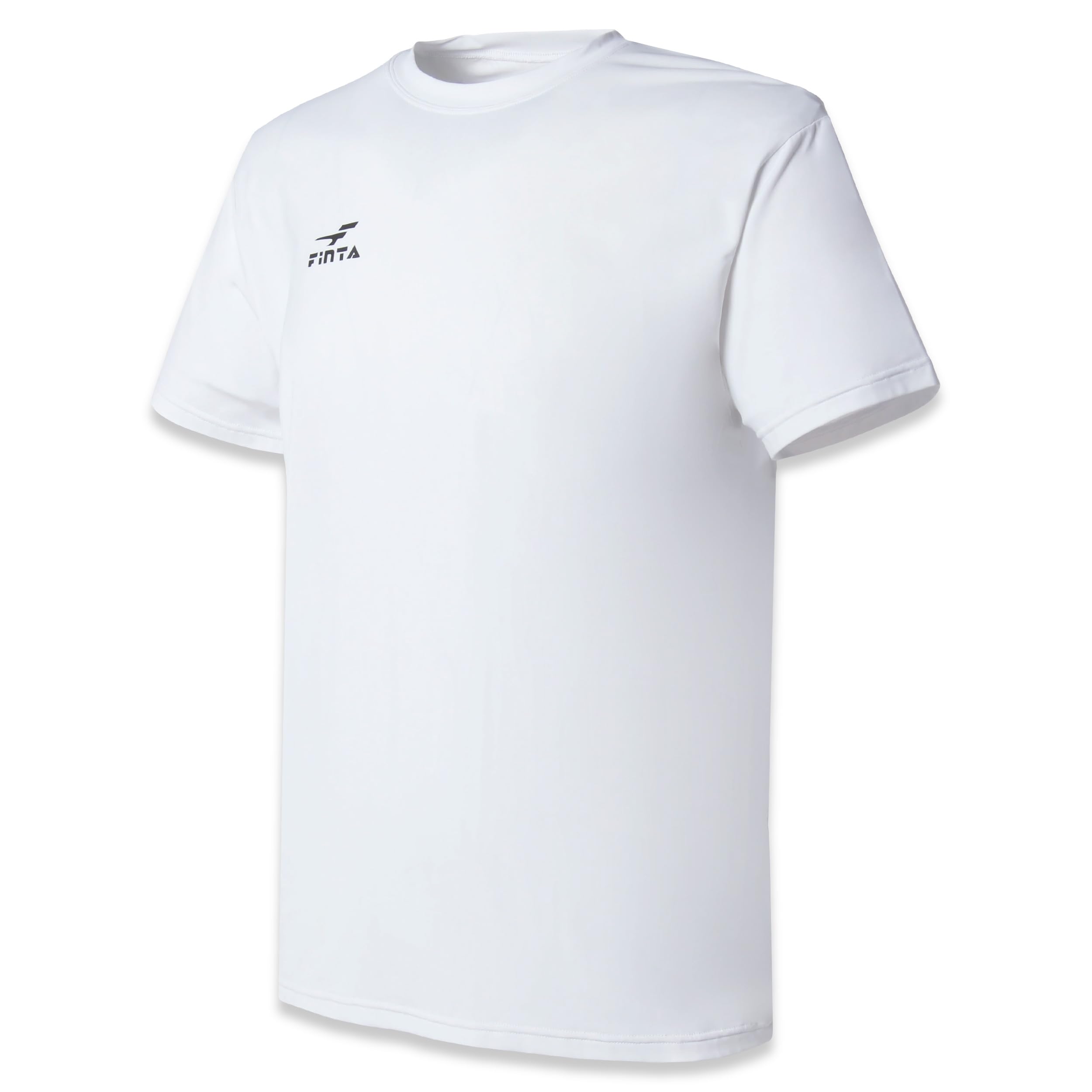 

FINTA Men s Soccer Ultra-Cool Short Sleeve Practice Shirt, FT4435 (0100), White, Size L