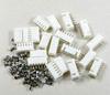 2S-6S DIY Model Aircraft Lithium Battery Balance Plugs (10 Pairs, Male & Female)