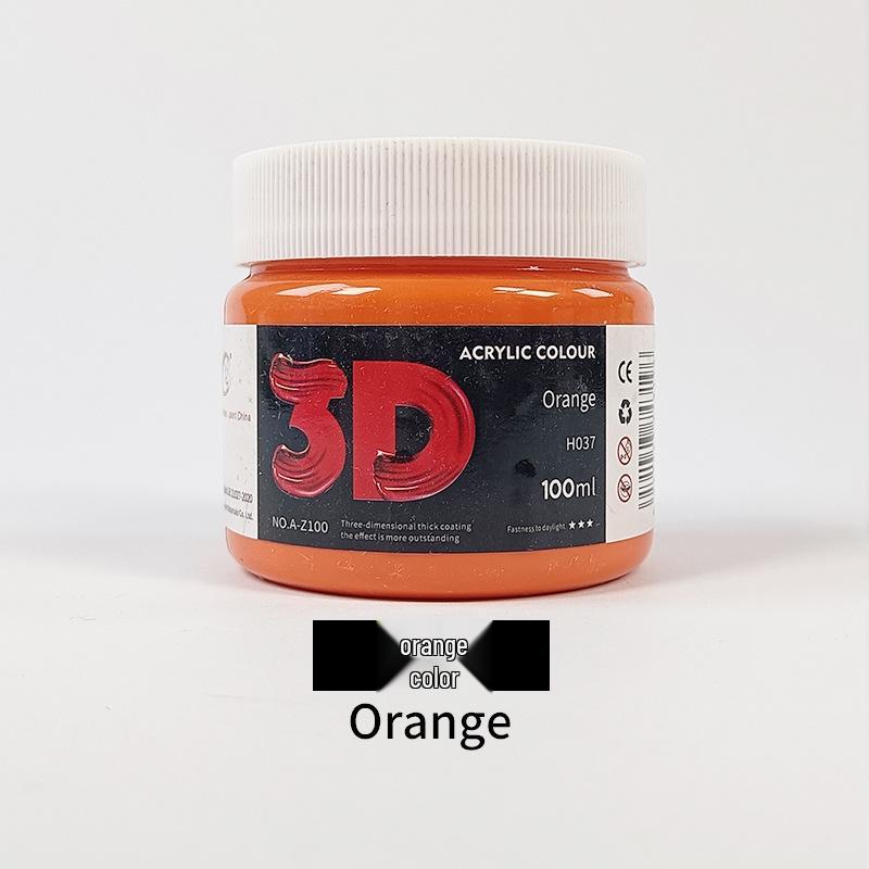 100ml Acrylic Paint for Children's Doodles and Plaster Dolls