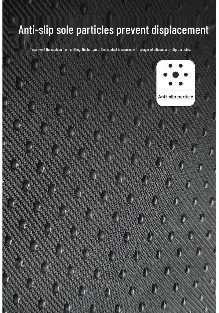 U-Shaped Memory Foam Seat Cushion for Office & Car - Breathable Comfort for Long Sitting