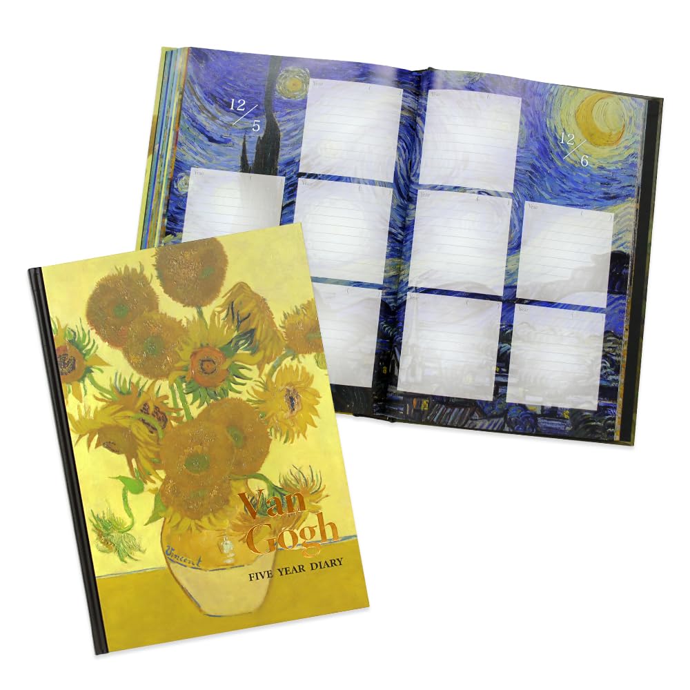 Dear Cars Diary 5 Years Van Gogh No Name Engraving 6501G02010 [Diary]