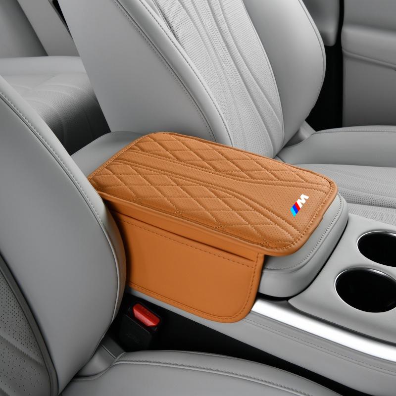 Car Armrest Box Protection Cushion For BMW M Performance M6 X3 E46 E90 E39 F10 F20 F30 G20 E60 E36 E34 Car Interior Accessories JK4