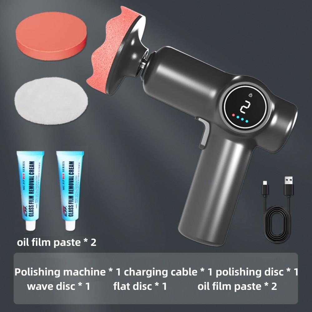 Car Paint Waxing and Polishing Machine,Cordless Car Polisher 2 Speed 20000 RPM Automobile Polishing Sealing Glaze Machine