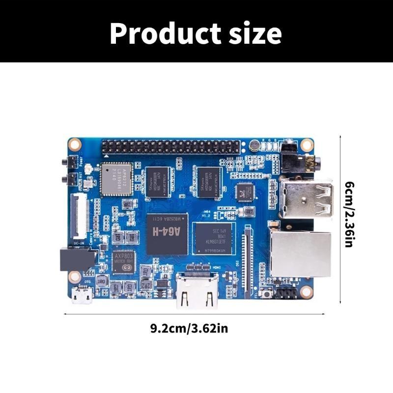 M64 64-Bit Quads Cores A64 Mini Single Board Computer BPi-M64 Banana Pi Development Board
