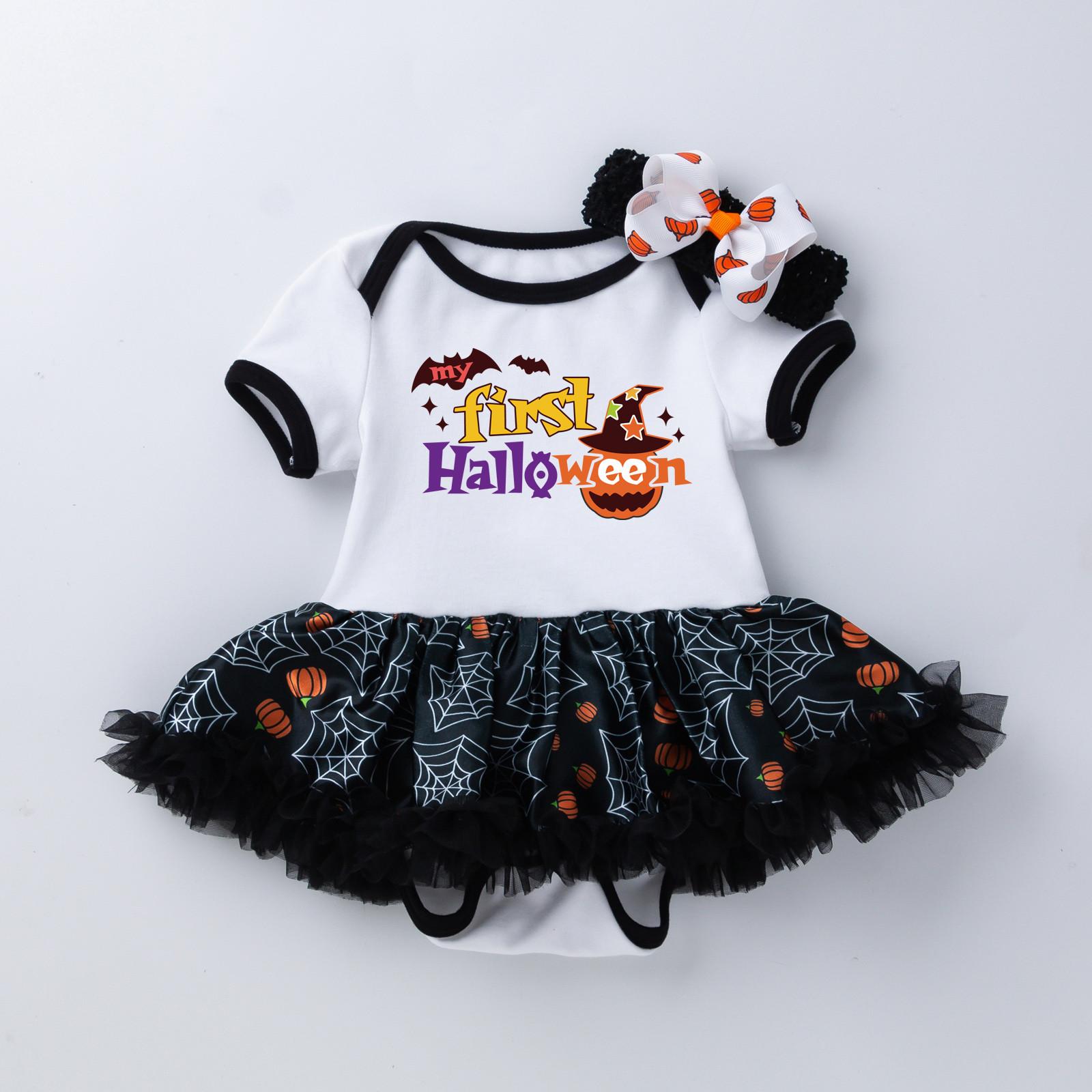 

Детские юбки для маленьких девочек, комплект из 2 предметов, комбинезон + повязка на голову, наряды на Хэллоуин L/73 фиолетовый