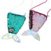 Fashion Mermaid Tail Sequins Coin Purse Girls Crossbody Bags Sling Money Change Card Holder Wallet Purse Bag Pouch for Kids Gift