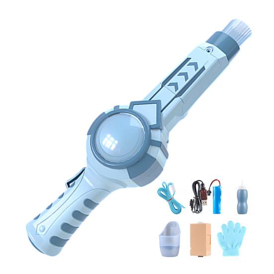 Magic Bubble Machine Toy Handheld Bubble Blower with Colorful Lights Adjustable Bubble Size Safe Plastic Bubble Wand for Outdoor Play Party Fun