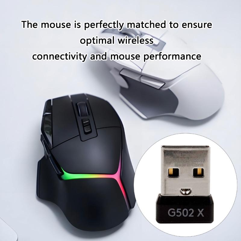 High Performances USB Dongle for G502 X / G502 X PlusLightspeed Mouse Receiver Adapter for Ensuring Stable Connection