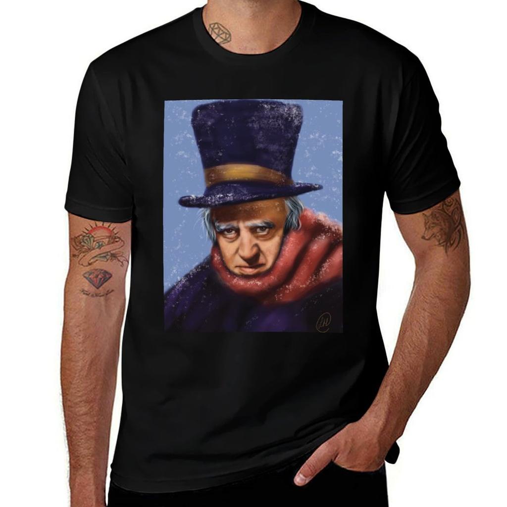 Scrooge A Christmas Carol Tshirt Classic Crew Neck Cotton Tshirt