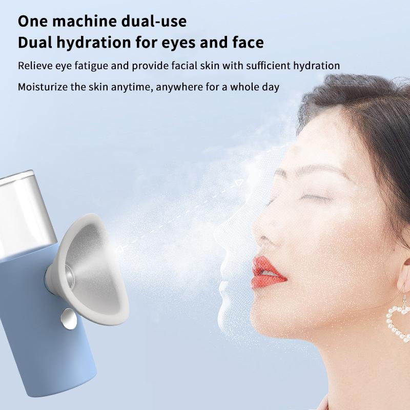 Nano Eye Mist Sprayer Electric Eye Steamer With Compress Moist Relief Dry Eyes Portable Eye Mister Drops Tool