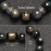 Black Obsidian Zodiac Guardian Bracelet: Benming Year Amulet for Men & Women, Lucky Buddhist Prayer Beads.