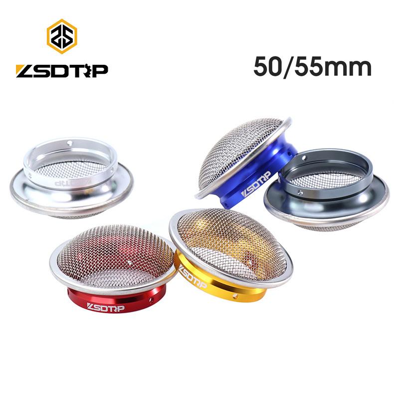 ZSDTRP 50/55mm For PWK 21-34mm Carburetor Modified Motorcycle Air Filter Cup with Stainless Steel Net Wind Cup