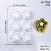 Stampo in Silicone a Forma di Cuore Stella Quadrato per Torta Bento Mousse al Cioccolato Decorazioni per Torta alla Frutta Strumento Riutilizzabile per la Realizzazione di Sapone Candele Gesso