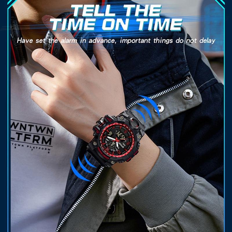 SANDA Watches Creative Sports Electronic Watch Personalised Fashion Electronic Watch