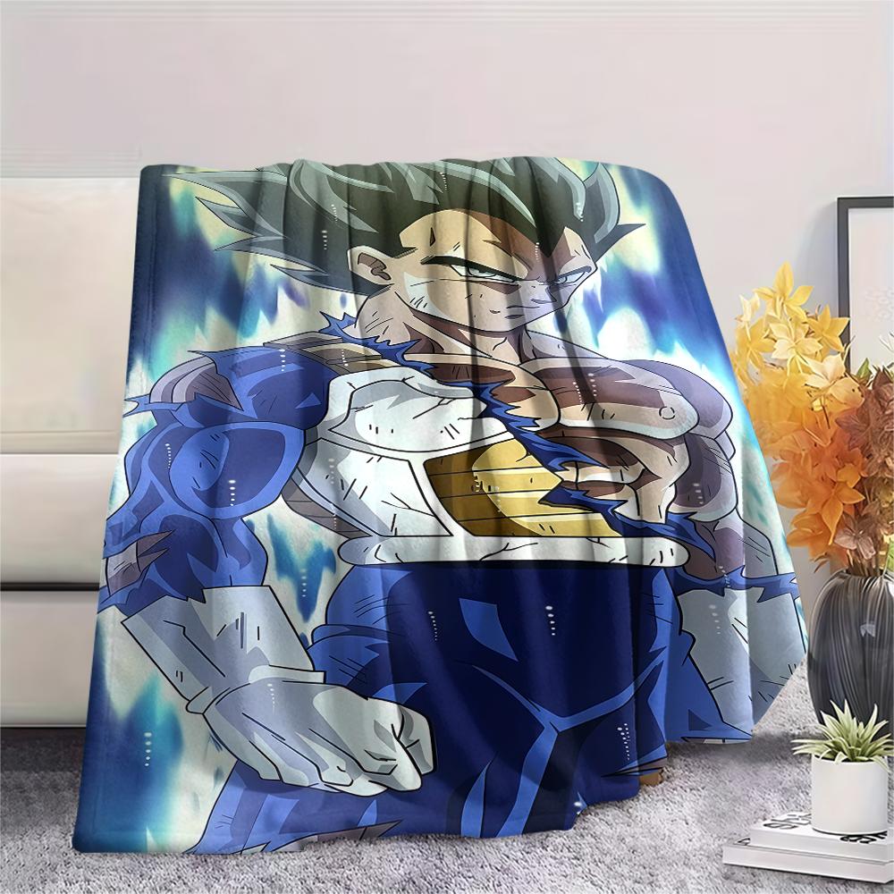 Dragon Ball character Print Flannel Blanket High quality Comfortable for All Seasons Home Decor Warmth and Comfort Perfect for Christmas Gifts