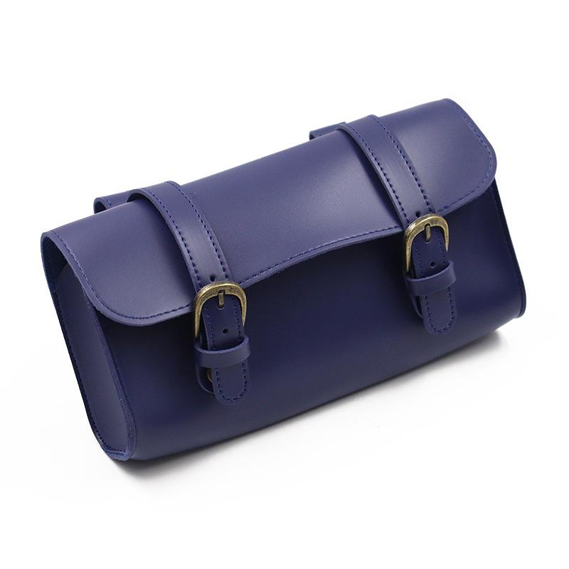 Retro-Fahrrad-Fronttasche aus PU-Leder für die Aufbewahrung von Outdoor- und Elektrofahrrädern