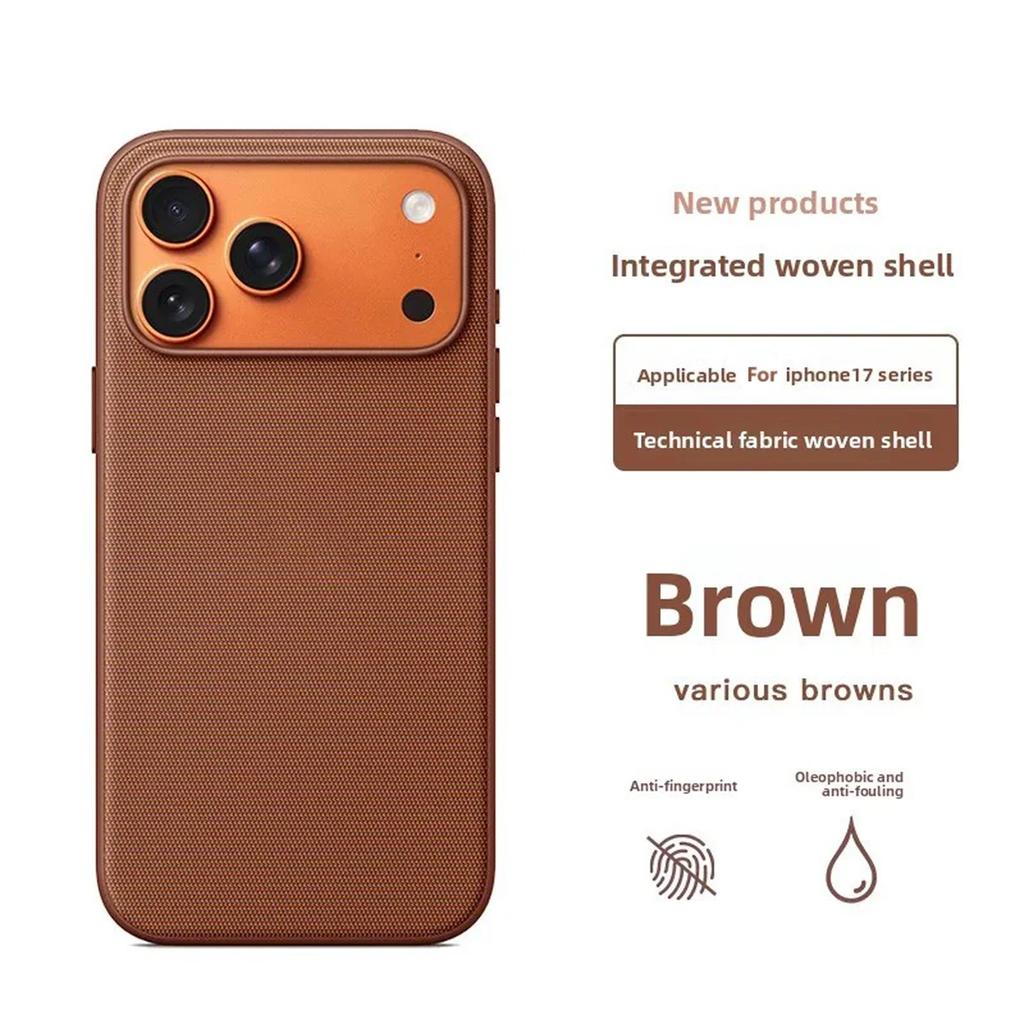 New Original Technology Woven Magnetic Case For iPhone 18 Pro 17 16 15 14 13 Pro Max For Magsafe Wireless Charger Official Cover