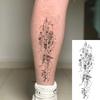 1 Sheet Geometric Planet Mountains Temporary Tattoos For Women Men Forearm Foot, Waterproof Long Lasting Realistic Tatoo Sticker