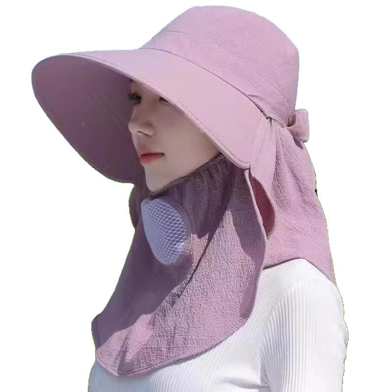 Women's Summer Sun Hat for Rural Field Work – Face-Shading Tea Picking Hat with Sun Protection