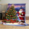Christmas Plush Blanket Soft Comfortable All Seasons Perfect Sofa Office Naps Outdoor Travel Makes Great Gift