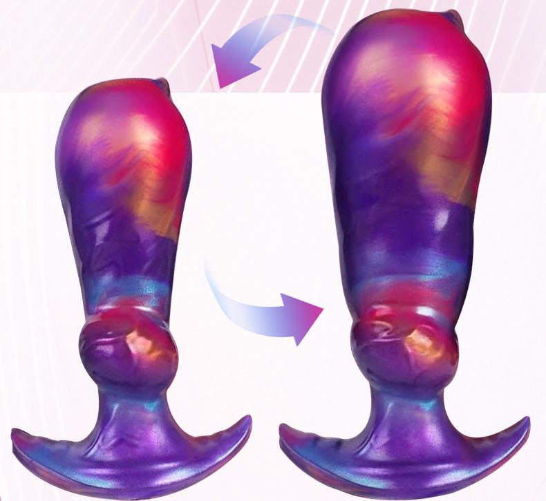 Silicone Magnetic Charging G-spot Dilator Anal Plug